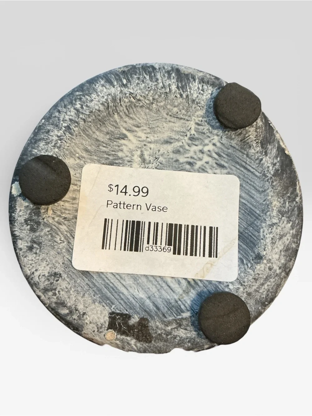 🌺Charcoal Pattern Handcrafted Textured Ceramic Vase - Home Art Accent